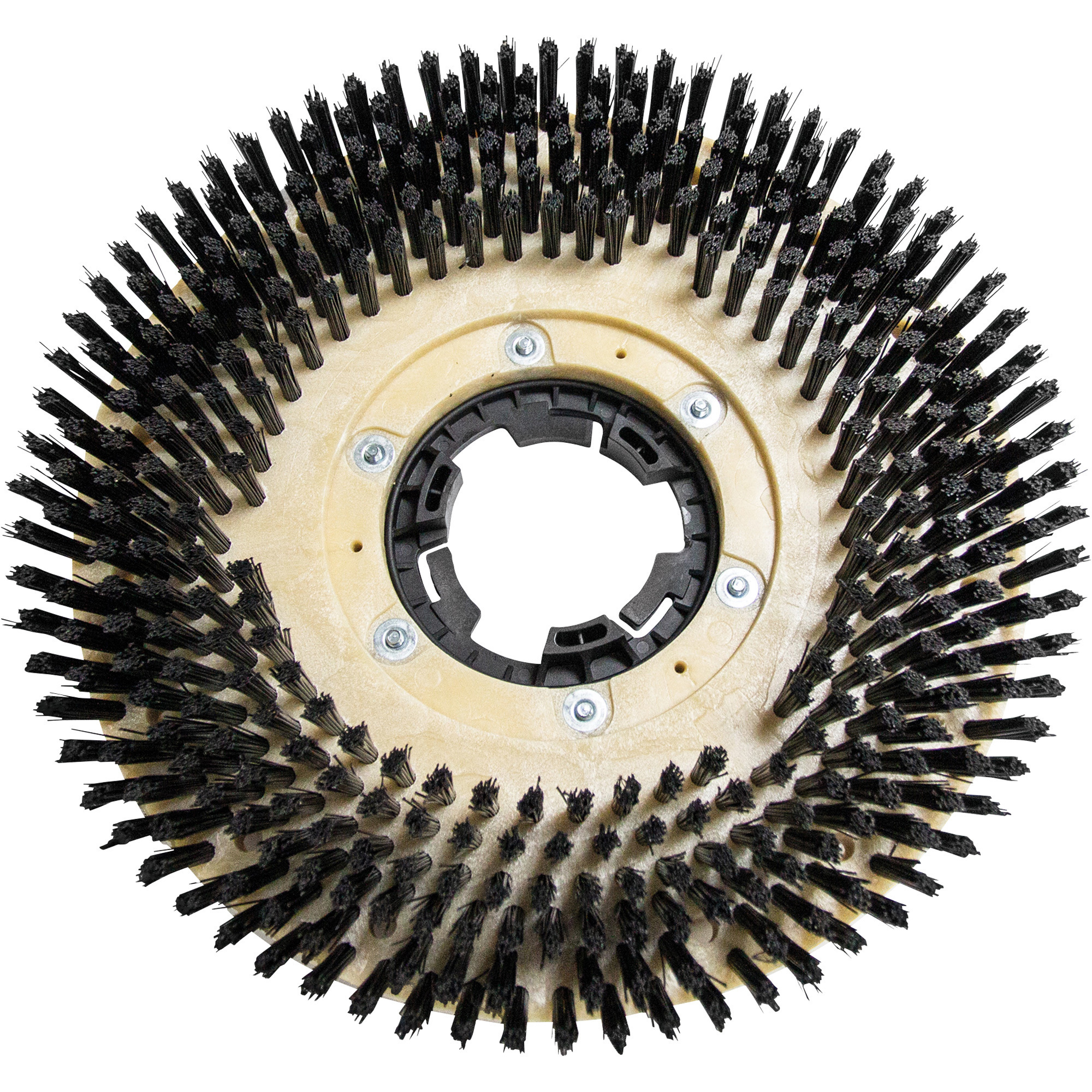 Powr-Flite Predator 14in. Poly Floor Vacuum Scrub Brush with Clutch Plate, Model# PB414